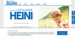 Desktop Screenshot of heiniweber.de